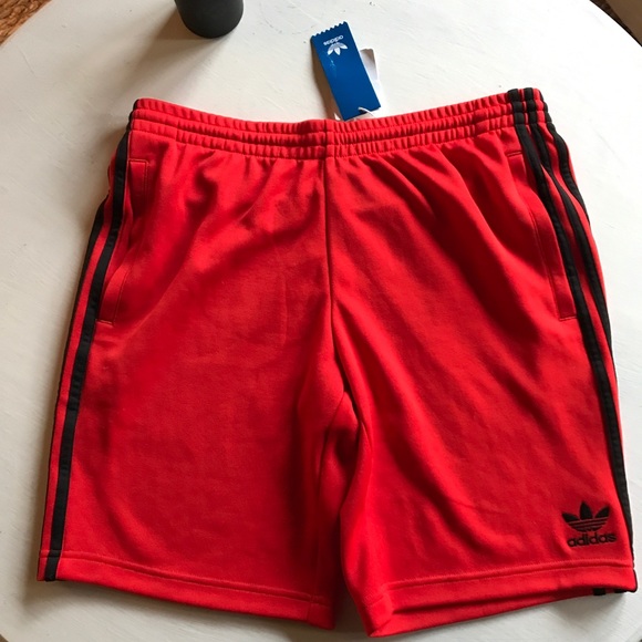 adidas Pants - Sample Red Adidas Track Shorts adidas Pants - Sample Red Adidas Track Shorts 